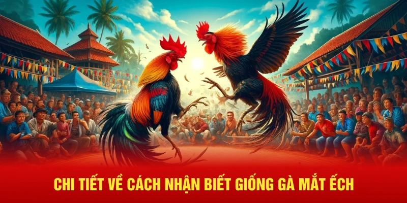 Chi tiết về cách nhận biết giống gà mắt ếch