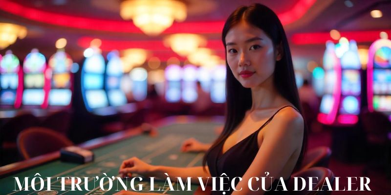 Môi trường làm việc của Dealer chia bài là gì?